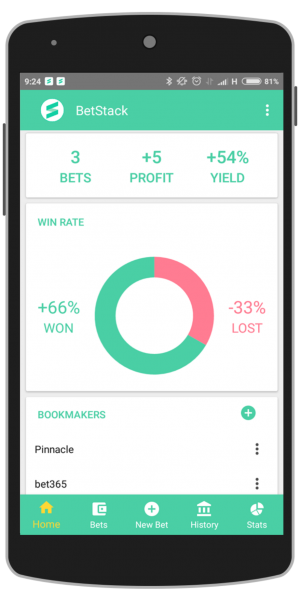 free bet tracking app